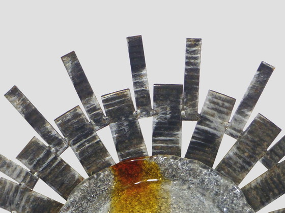 Image 1 of Brutalistische wandlamp Soleil Vintage - Tom Ahlström & Hans Ehrlich