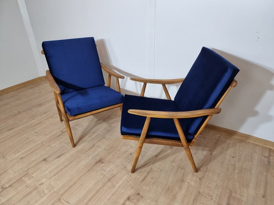 Image 1 of Loungestoelen van Ton, set van 2