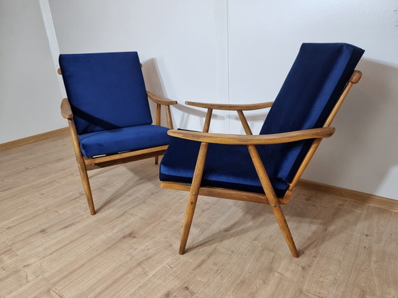 Image 1 of Loungestoelen van Ton, set van 2