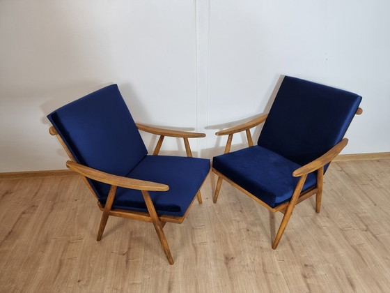 Image 1 of Loungestoelen van Ton, set van 2