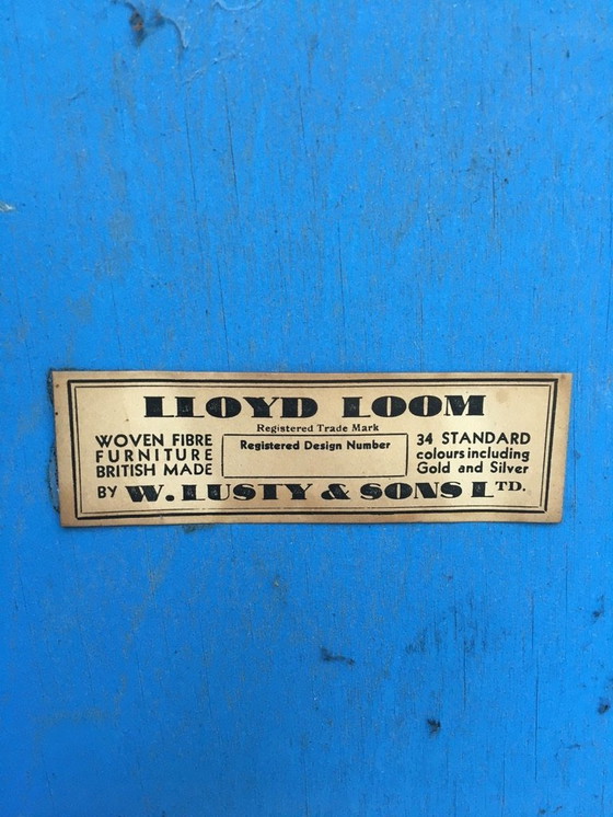 Image 1 of Lloyd Loom Wasmand Met Glas Top