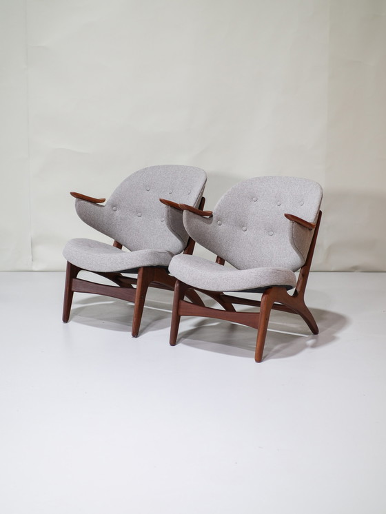 Image 1 of Carl Edward Matthes 33 fauteuil Deens 1950s