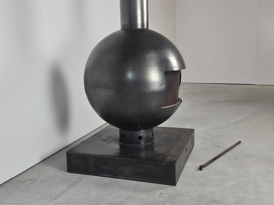 Image 1 of Vintage Brutalistische Bolkachel Dries Kreijkamp