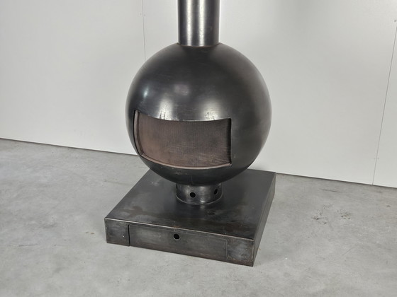 Image 1 of Vintage Brutalistische Bolkachel Dries Kreijkamp