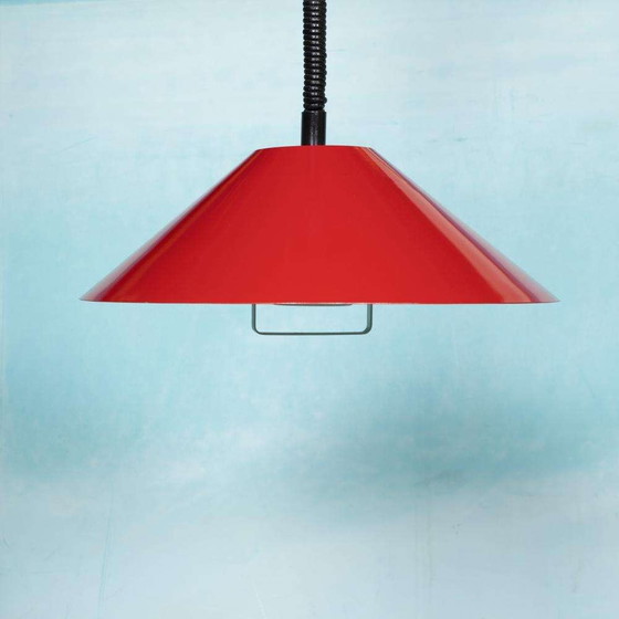 Image 1 of Vintage Deens design hanglamp, Horn minimalist pendant 70s