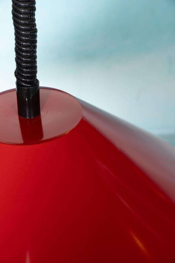 Image 1 of Vintage Deens design hanglamp, Horn minimalist pendant 70s