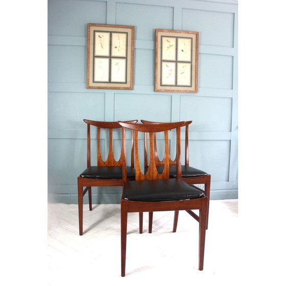 Image 1 of Set van 5 mid century G-plan Brasillia eetkamerstoelen