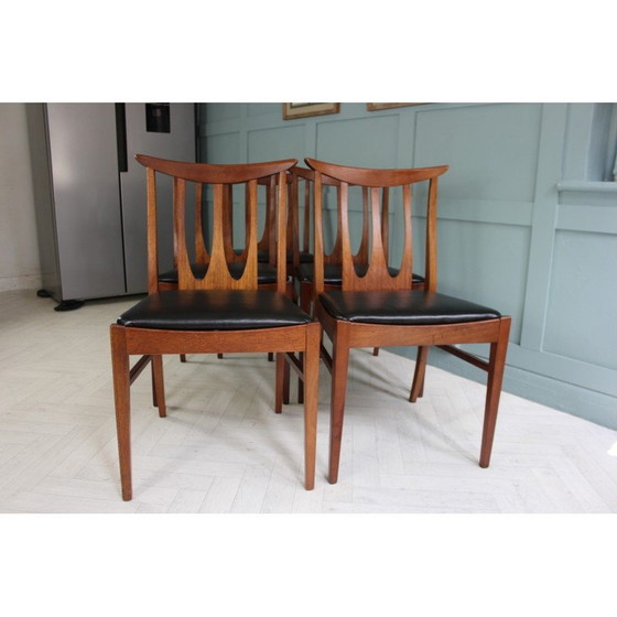 Image 1 of Set van 5 mid century G-plan Brasillia eetkamerstoelen