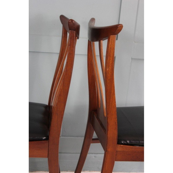 Image 1 of Set van 5 mid century G-plan Brasillia eetkamerstoelen