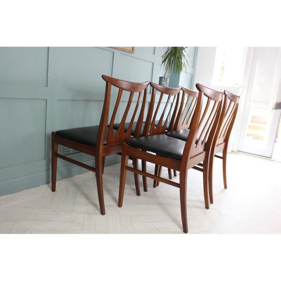 Image 1 of Set van 5 mid century G-plan Brasillia eetkamerstoelen