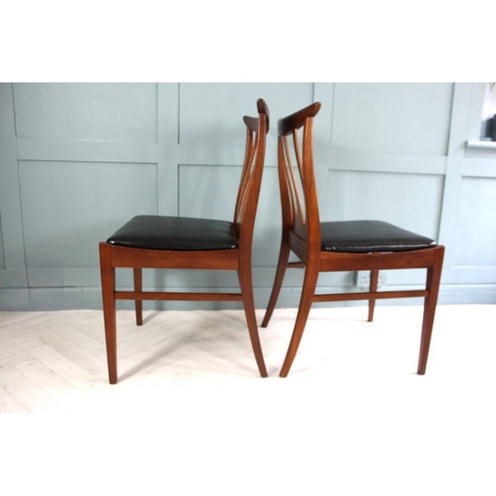Image 1 of Set van 5 mid century G-plan Brasillia eetkamerstoelen