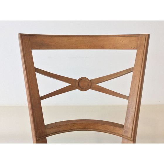 Image 1 of Paar vintage platanen stoelen - jaren 1940