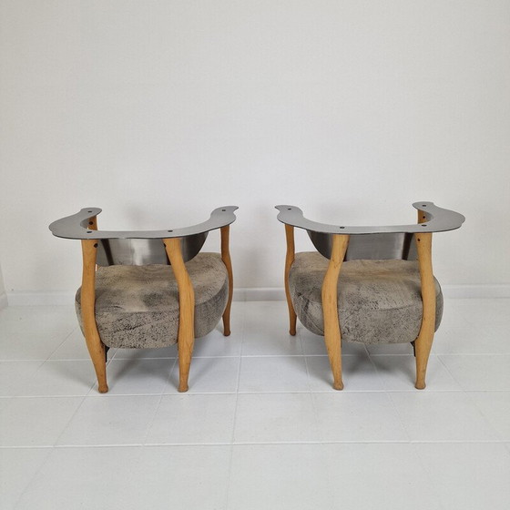 Image 1 of Paar vintage 'Fantasy Island' fauteuils van Kurt Bayer, jaren 1980