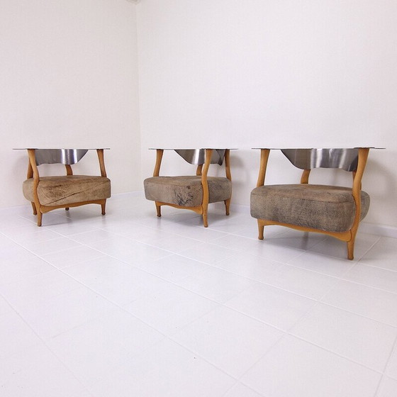 Image 1 of Paar vintage 'Fantasy Island' fauteuils van Kurt Bayer, jaren 1980