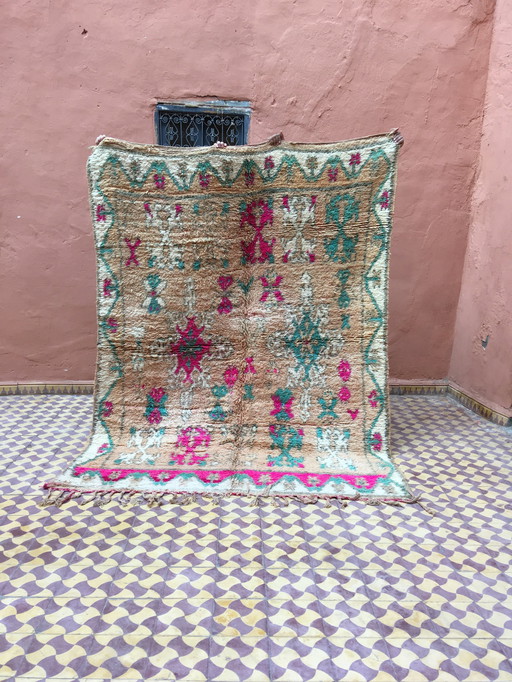 Tapijt Boujaad Vintage 242 X 185 Cm