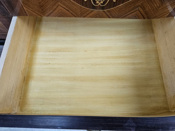 Image 1 of 1960S Slaapkamer Ladenkast Met Zes Laden En Glazen Top