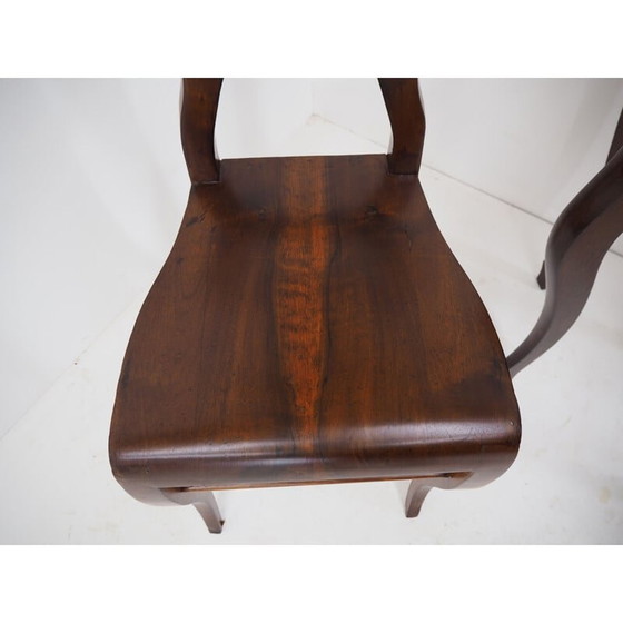 Image 1 of Vintage houten Beidermeier eetset, 1850