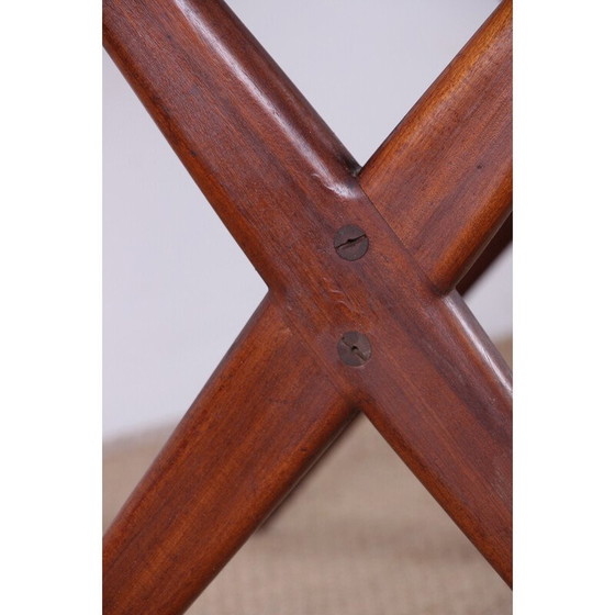 Image 1 of Scandinavische vintage teakhouten hoge en lage tafel, 1960