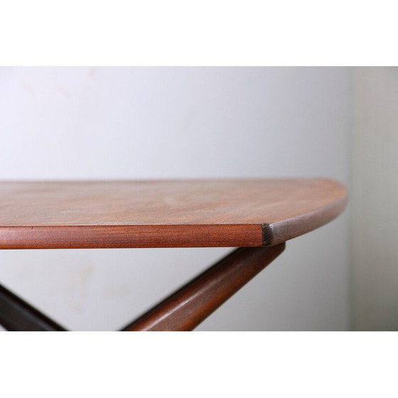 Image 1 of Scandinavische vintage teakhouten hoge en lage tafel, 1960