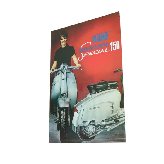Image 1 of Vintage Lambretta Poster Reclame