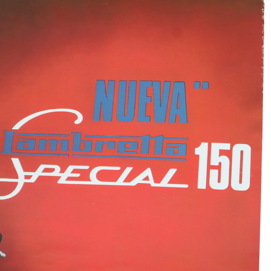 Image 1 of Vintage Lambretta Poster Reclame