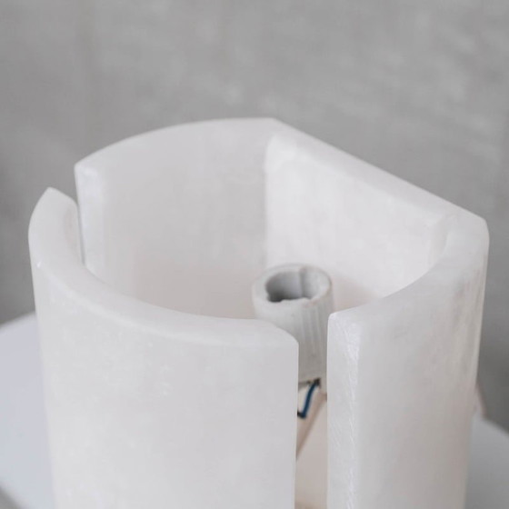 Image 1 of Paar vintage albasten tafellampen, Spanje 1990