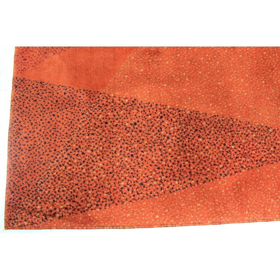 Image 1 of Vintage geometrisch wollen vloerkleed, 1970