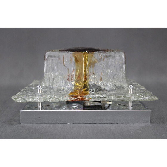 Image 1 of Vintage plafondlamp van Murano glas, Italië 1970