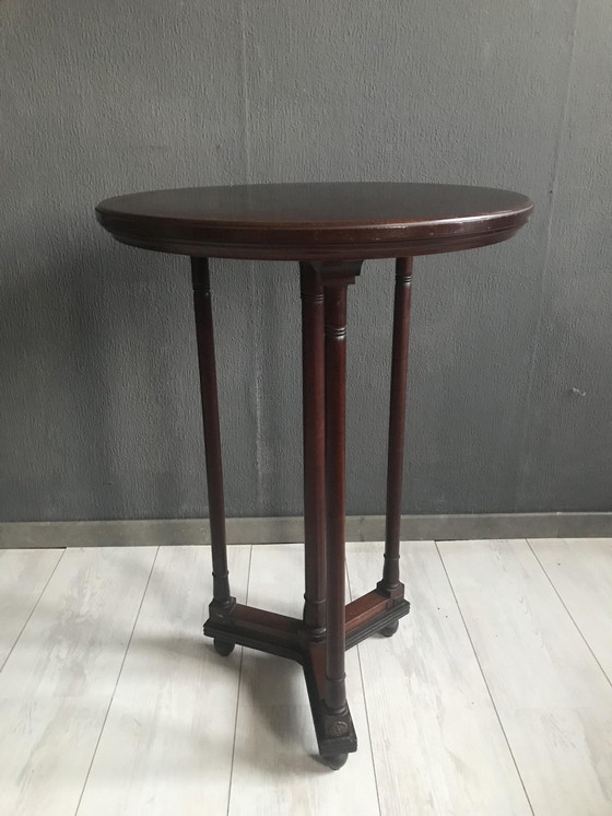 Image 1 of Vintage Piedestal Tafel 