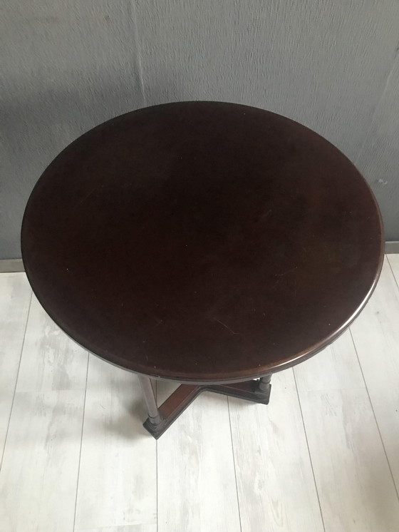 Image 1 of Vintage Piedestal Tafel 