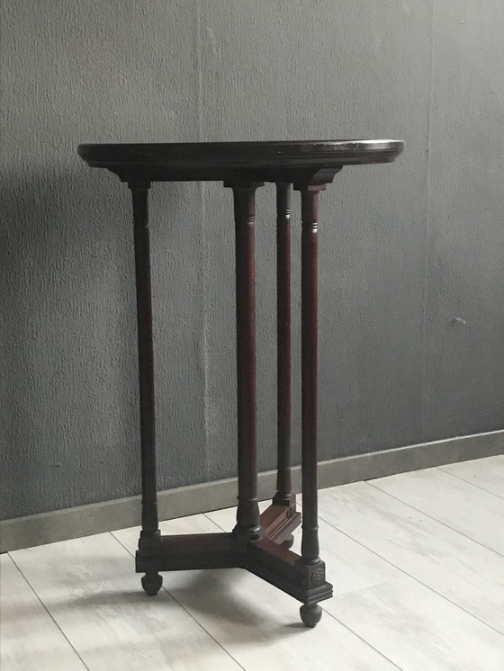 Image 1 of Vintage Piedestal Tafel 