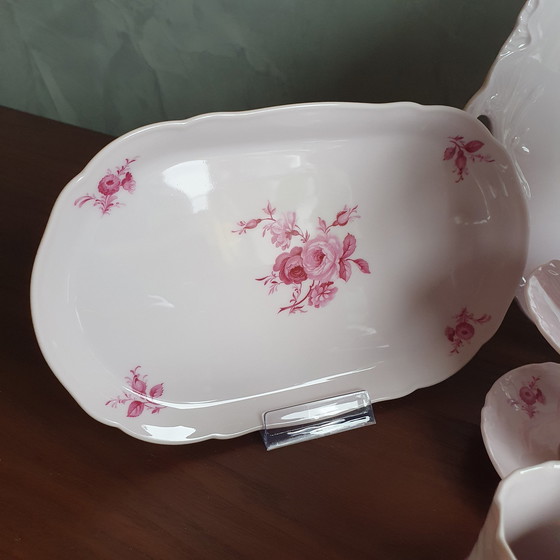 Image 1 of Zeldzaam 1814 Hutschenreuther Germany Rose Servies