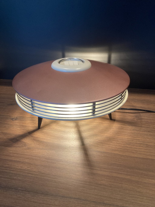 Vintage Ufo lamp uit het ruimtetijdperk