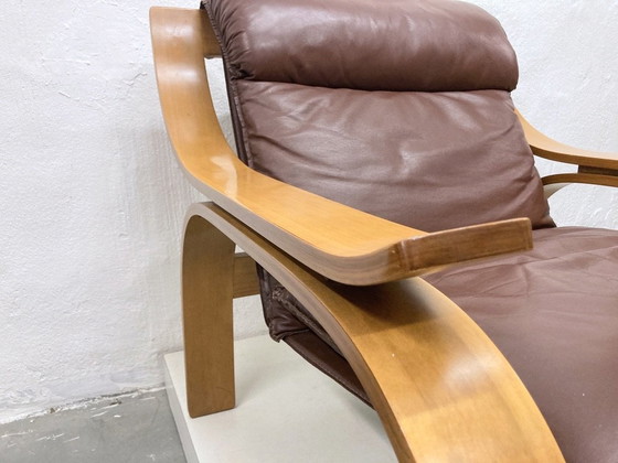 Image 1 of Arflex Woodline fauteuil Ontwerp Marco Zanuso