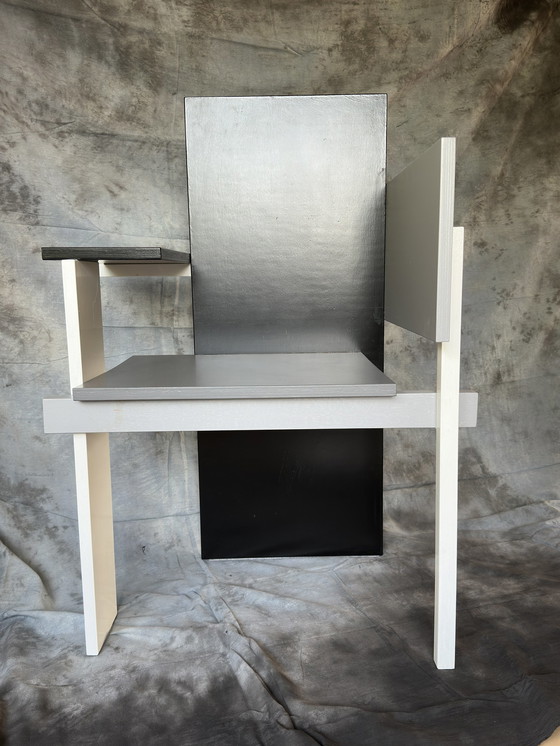 Image 1 of Berlijnse Stoel naar Ontwerp Van Gerrit Rietveld