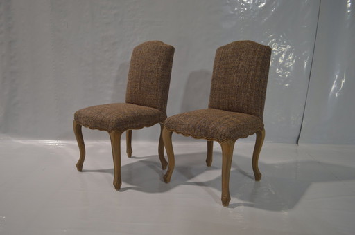 Boucle Stoelen Met Gemengde Kleuren