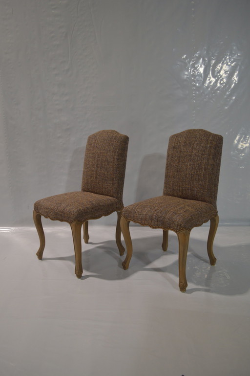 Boucle Stoelen Met Gemengde Kleuren