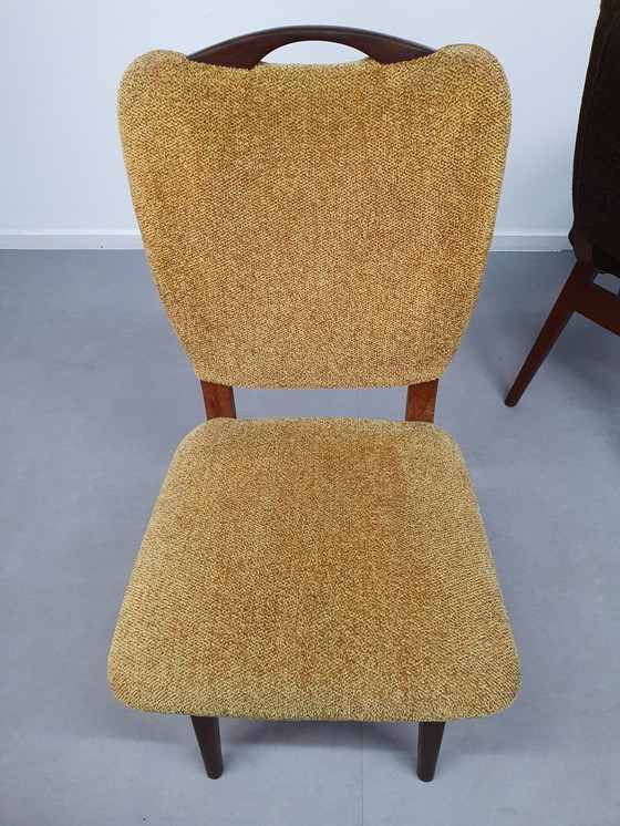 Image 1 of Set (2) Vintage Mid-Century Stoelen. 