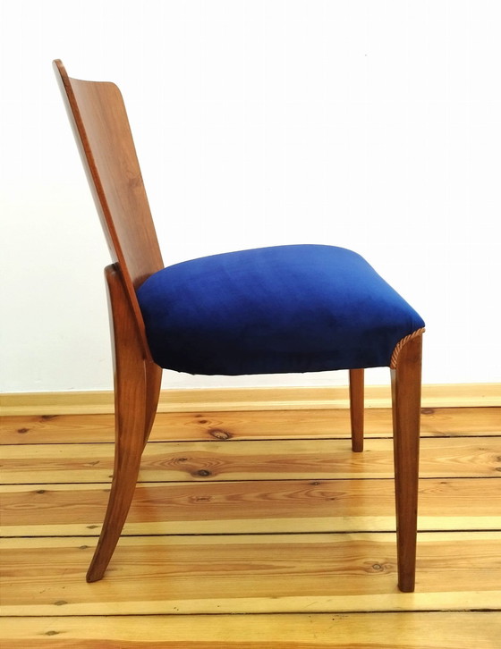 Image 1 of Set van vier stoelen H-214 Proj.J.Halabala, De 50S Tsjecho-Slowakije