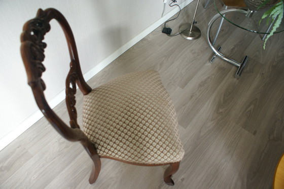 Image 1 of 6X Originele Biedermeir Stoelen