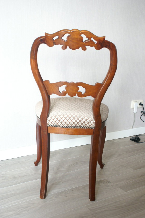 Image 1 of 6X Originele Biedermeir Stoelen