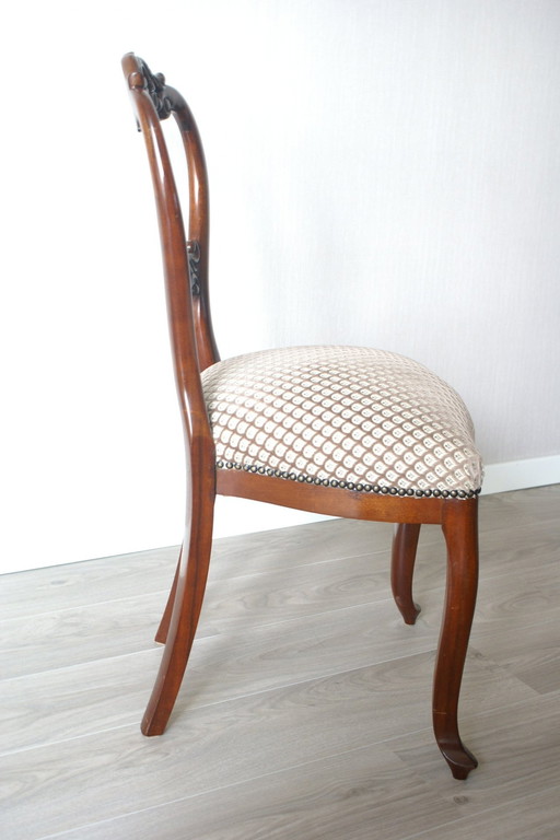 6X Originele Biedermeir Stoelen