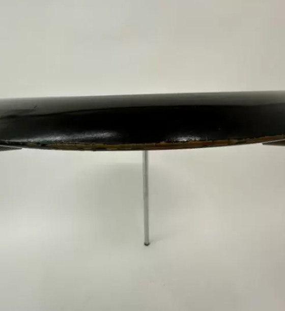 Image 1 of Zeldzame vintage kruk model 3170 van Arne Jacobsen voor Fritz Hansen , jaren 1970