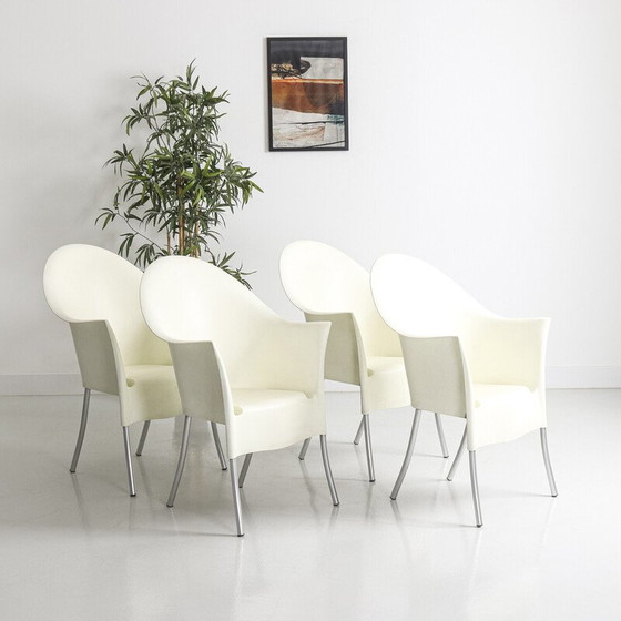 Image 1 of Set van 4 vintage "Lord Yo" stoelen van Philippe Starck voor Aleph, 1994
