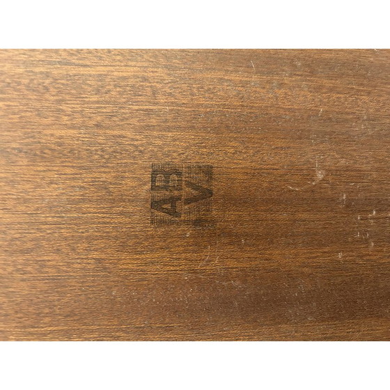 Image 1 of Paar vintage mahonie salontafels van Osvaldo Borsani voor Atelier Borsani Varedo, 1960