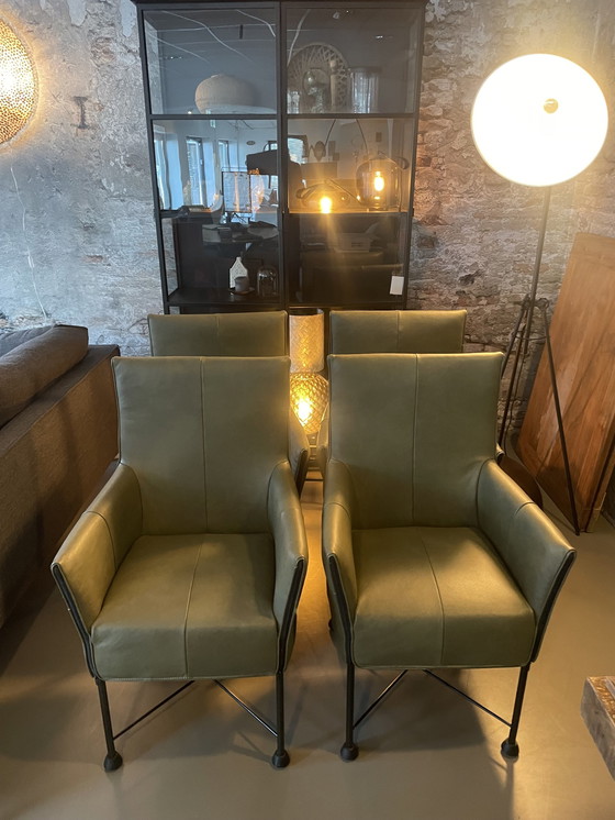 Image 1 of Hergestoffeerde Chaplin Set Van 4