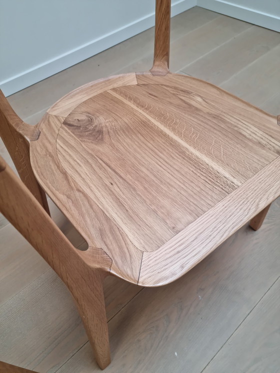 Image 1 of 4x Juntoo armstoelen hout