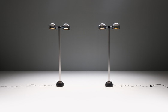 Image 1 of Vloerlamp Sistema Trepiù van Gae Aulenti & Livio Castiglioni voor Stilnovo Italië