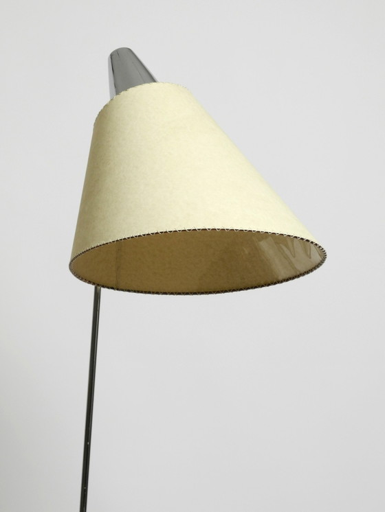 Image 1 of Prachtige originele 1960S metalen verchroomde vloerlamp door Josef Hurka voor Napako Czech