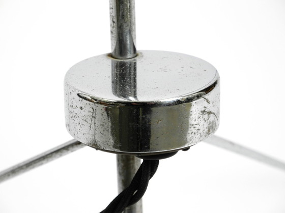 Image 1 of Prachtige originele 1960S metalen verchroomde vloerlamp door Josef Hurka voor Napako Czech